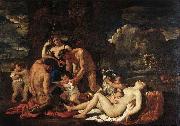 POUSSIN, Nicolas The Nurture of Bacchus Spain oil painting artist